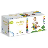 Happy Regnbuefarvede Stablekopper 8 stk.