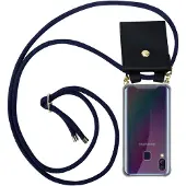 Cadorabo TPU Cover Handy Kette GOLD
