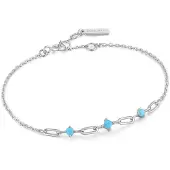 Ania Haie Damen-Armband 925er Silber Türkis Ania Haie Silber