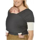 Ergobaby Stretchfolie - Aura Wrap Strick - Soft Black - - One Size - Tragetücher