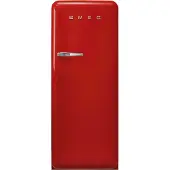 Smeg FAB28RRD5 Freistehendes KÃ1/4hlgerät mit Gefrierfach, 244 l Nutzinhalt KÃ1/4hlteil, 26 l Nutzinhalt Gefrierteil, 60,1 cm Breite, , 130 kWh/Jahr, 4 Sterne, 35 dB Geräuschemissionen, Inverter-Motor