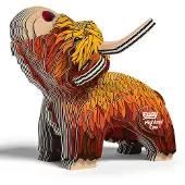 Eugy 3D Puzzle Highland Cow - Karton Tiermodell Spielzeug