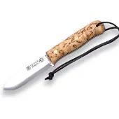 Joker Trampero Scandi Outdoormesser, Curly Birch, Firesteel