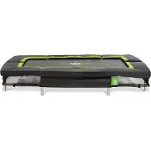 Exit Silhouette Sporttrampolin 153x214cm, Bodentrampolin, Rechteckig, für Kinder, Schwarz