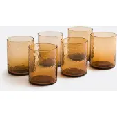 La redoute interieurs Set Von 6 Wassergläsern Aus Glas Mit Hammerschlag-effekt, Marteo