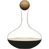 Sagaform Weinkaraffe mit Eichenkorken 2 L
