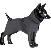 PAIKKA Hunde Regenmantel reflektierend "Visibility Raincoat" dark/anthrazit