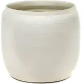 Serax Blumentopf XL Modell Costa Creme D 18,5 cm H 19 cm D Öffnung 17 cm