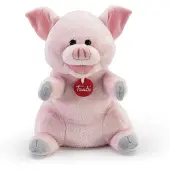 Trudi Plüschtier Schwein für Kinder, mehrfarbig, 15x26x19 cm