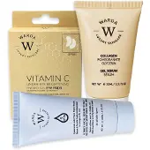 Warda Skincare Collagen GEL Serum 30ml + Augenpartie x 3 60 ml