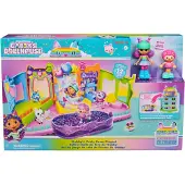 Gabby's Dollhouse DREAMWORKS - Partyraum Spielset, Skate-Park Dachgeschoss Zimmer mit Gabby und Marty-Figur, Möbeln und Zubehörteilen, Aktion/Abenteuer, 3 Jahr(e), Mehrfarbig