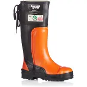 Oregon Yukon Kettensägen-Schnittschutzstiefel aus Leder, Stahlkappen (Größe 47)