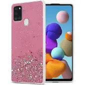 Cadorabo TPU Cover funkelnder Glitter