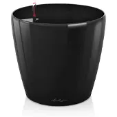 Lechuza 'Classico LS 35', schwarz, ca. Ø 36 x H 32,5 cm