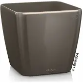 Lechuza 'Quadro LS 28', taupe, ca. 28 x 28 x H 26 cm