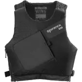 Spinlock WING Schwimm-Weste mit 35–50N Auftriebshilfe Schutzweste Sicherheits-Weste Wassersport Segelweste Jollensegeln, Kajak & Kanadier, SUP DW-BA/SBG Schwarz