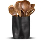 Dutchdeluxes Pfannenwender Dented Crock Black Matt