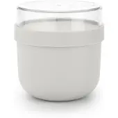 Brabantia Joghurtbecher zum Selbermachen und Mitnehmen 05L Hellgrau (grijs)