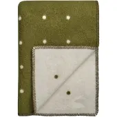 Røros Tweed - Pastille Wolldecke 200 x 135 cm, green moss