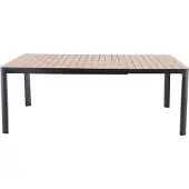 Mwh Minto Ausziehbare Gartentisch Aluminium 150/210x150 cm