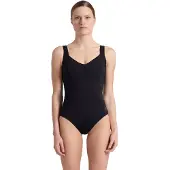Arena Badeanzug "W VERTIGO ONE PIECE C CUP", Damen, Gr. 36, N-Gr, schwarz, Obermaterial: 68% Polyamid, 32% Elasthan, Badeanzüge Badeanzug, Shapewear