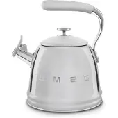 Smeg WKF01SS Wasserkessel, 2.3l, Edelstahl, Induktion, Silber