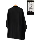 STYLETEK Kap/Farbenmantel Schwarz mit Druckknöpfen