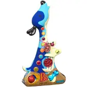B. toys Guitar m. Ton - Woofer - Blau - - One Size - Musikinstrumente
