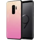 Cadorabo TPU 2 Farben Glas Cover