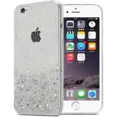 Cadorabo TPU Cover funkelnder Glitter