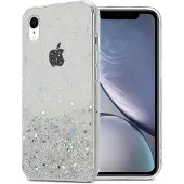 Cadorabo TPU Cover funkelnder Glitter