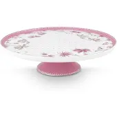 Pip studio Tortenplatte Mini Jolie Dots Gold Pink 21cm