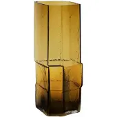 Ferm Living Muro Vase H30 Amber - , Orange, für Wohnzimmer, Glas