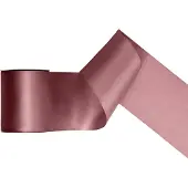 Party Deco Geschenkband Satinband dunkelaltrosa 100mm / 25 Meter