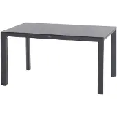 Siena Garden Silva Dining Tisch – 160 x 90 cm Aluminium (matt anthrazit) & HPL Titan