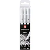 You do it Stylo - - Gelly Basic Weiß - Blanc - 0,3/0,4/0,5 mm - Pigmentierte Gel-Tinte