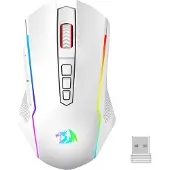 Redragon M914W-RGB NIX, RF Wireless + Bluetooth + USB Type-C, Weiß