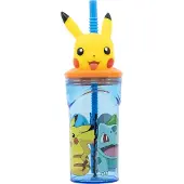 Stor Pokemon "Pikachu & Friends" 3D Figur (360 ml) - Trinkbecher