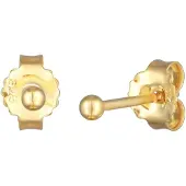 Elli Ohrringe 925 Sterling Silber Kugel in Gold | Gr.: onesize
