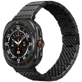 Pitaka SAW2402, Band, Smartwatch, Schwarz, Samsung, Galaxy Watch Ultra, Karbonfaser