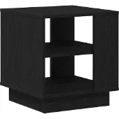 vidaXL Couchtisch Schwarz Eichen-Optik 40 x 40 x 43 cm Holzwerkstoff