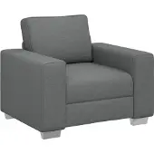 vidaXL Sofa-Sessel Dunkelgrau 100 cm Stoff
