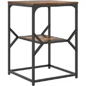 vidaXL Beistelltisch Geräucherte Eiche 41 x 40 x 60 cm