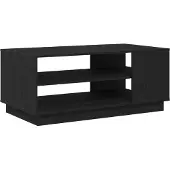 vidaXL Couchtisch Schwarz Eichen-Optik 102 x 55 x 43 cm Holzwerkstoff