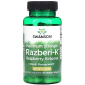 Swanson Health Razberi-K Himbeerketone 500 mg 60 St