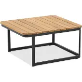 Niehoff Malta Loungetisch Aluminium/Teak