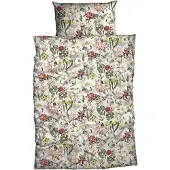 TRAUMSCHLAF Satin Bettwäsche Aunt Luzi bunt 135x200 cm + 80x80 cm