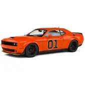 Muovijalelu 1:18 Dodge Challenger SRT 2023 orange