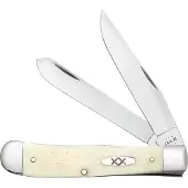 Case Knives Case Trapper 13310 Smooth Natural Bone 6254 Stainless Steel, Taschenmesser