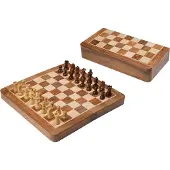 Philos magnetisches Schachspiel Reisegröße 25 mm Feld Spielzeug